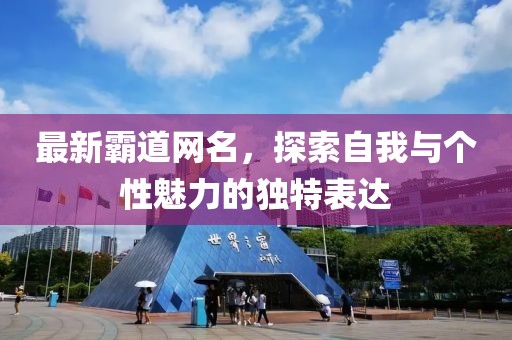 最新霸道网名，探索自我与个性魅力的独特表达