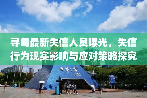 寻甸最新失信人员曝光，失信行为现实影响与应对策略探究