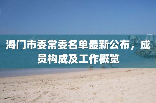 海门市委常委名单最新公布，成员构成及工作概览