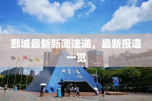 鄄城最新新闻速递，最新报道一览