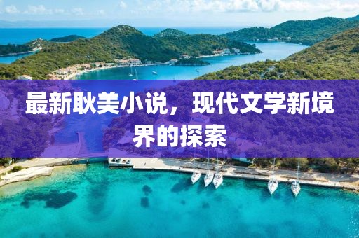 最新耿美小说，现代文学新境界的探索