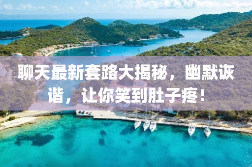 聊天最新套路大揭秘，幽默诙谐，让你笑到肚子疼！
