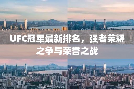 UFC冠军最新排名，强者荣耀之争与荣誉之战