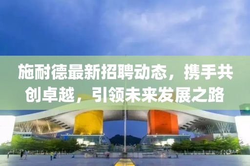 施耐德最新招聘动态，携手共创卓越，引领未来发展之路