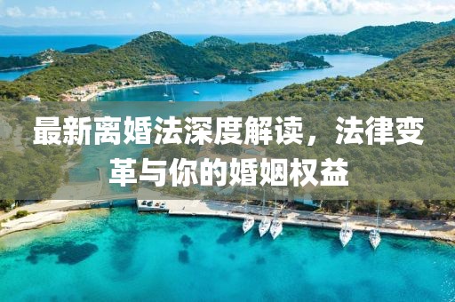 最新离婚法深度解读，法律变革与你的婚姻权益