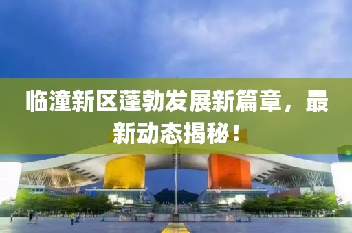 临潼新区蓬勃发展新篇章，最新动态揭秘！