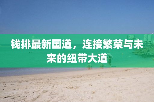 钱排最新国道，连接繁荣与未来的纽带大道