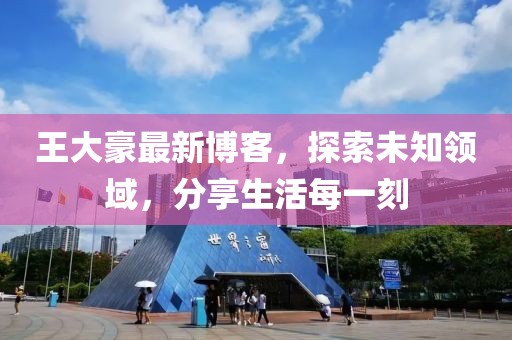 王大豪最新博客，探索未知领域，分享生活每一刻