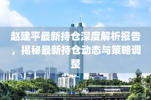 赵建平最新持仓深度解析报告，揭秘最新持仓动态与策略调整