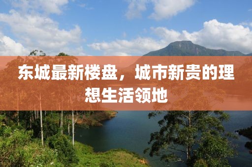 东城最新楼盘，城市新贵的理想生活领地