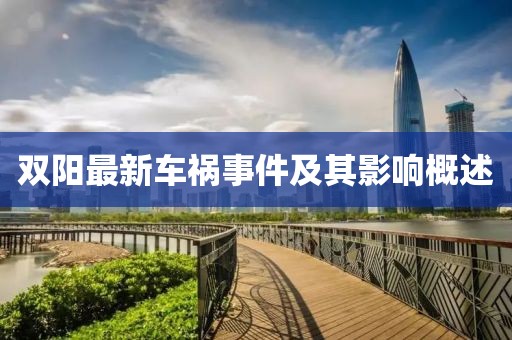 双阳最新车祸事件及其影响概述