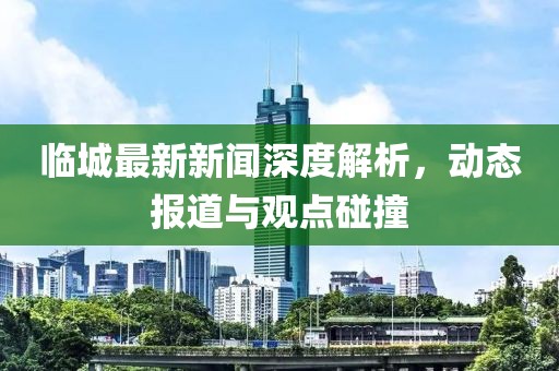 临城最新新闻深度解析，动态报道与观点碰撞