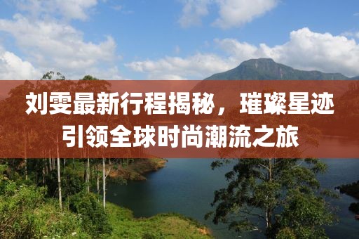 刘雯最新行程揭秘，璀璨星迹引领全球时尚潮流之旅