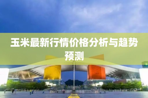 玉米最新行情价格分析与趋势预测