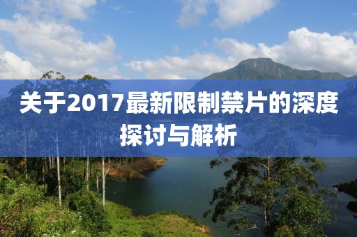 关于2017最新限制禁片的深度探讨与解析