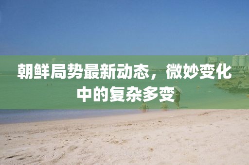 朝鲜局势最新动态，微妙变化中的复杂多变