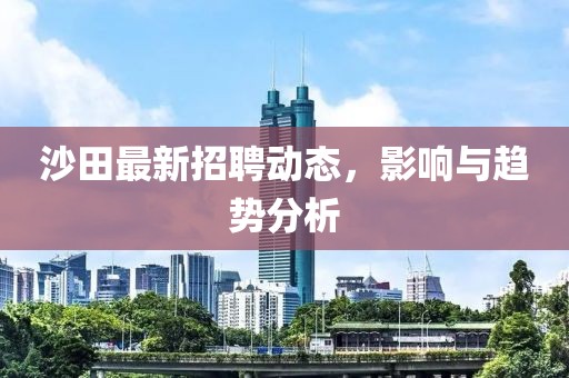 沙田最新招聘动态，影响与趋势分析