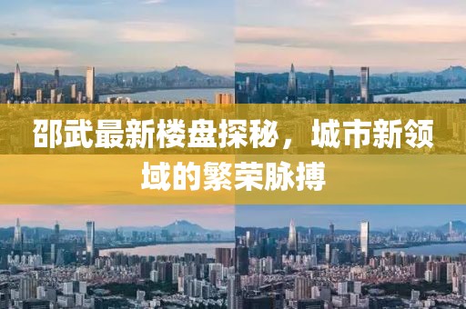 邵武最新楼盘探秘，城市新领域的繁荣脉搏