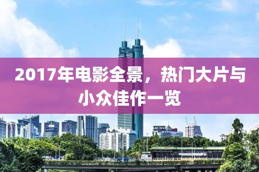 2017年电影全景，热门大片与小众佳作一览