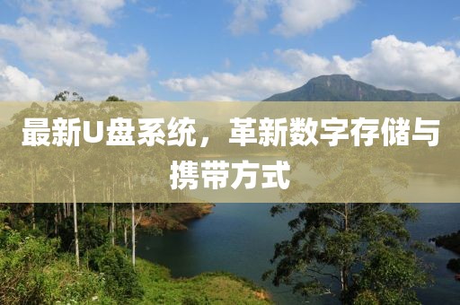 最新U盘系统，革新数字存储与携带方式
