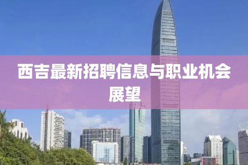 西吉最新招聘信息与职业机会展望