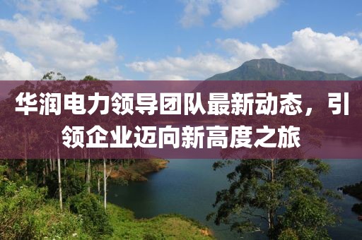华润电力领导团队最新动态，引领企业迈向新高度之旅