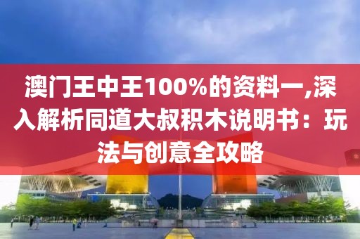澳门王中王100%的资料一,深入解析同道大叔积木说明书：玩法与创意全攻略
