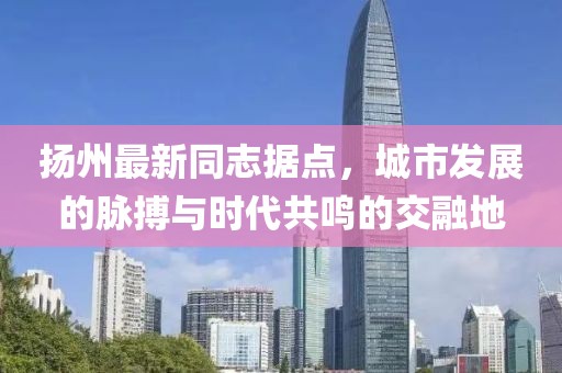 扬州最新同志据点，城市发展的脉搏与时代共鸣的交融地