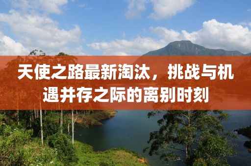 天使之路最新淘汰，挑战与机遇并存之际的离别时刻