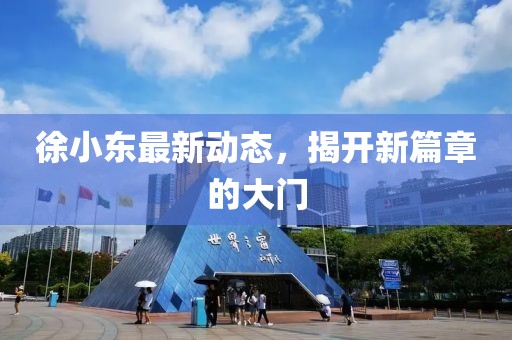 徐小东最新动态，揭开新篇章的大门