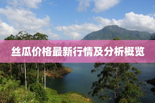 丝瓜价格最新行情及分析概览