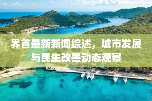界首最新新闻综述，城市发展与民生改善动态观察