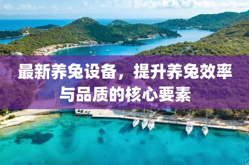 最新养兔设备，提升养兔效率与品质的核心要素