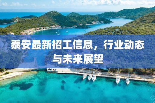 泰安最新招工信息，行业动态与未来展望