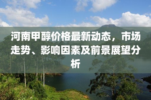 河南甲醇价格最新动态，市场走势、影响因素及前景展望分析