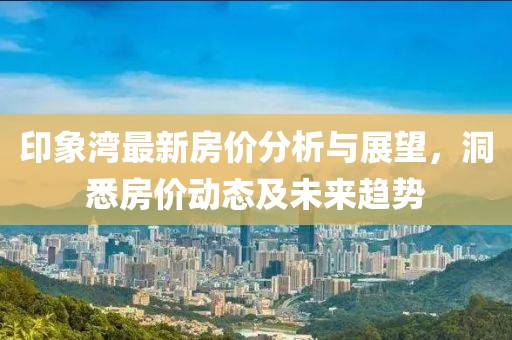 印象湾最新房价分析与展望，洞悉房价动态及未来趋势