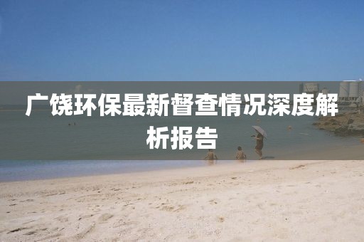 广饶环保最新督查情况深度解析报告