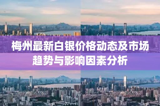 梅州最新白银价格动态及市场趋势与影响因素分析
