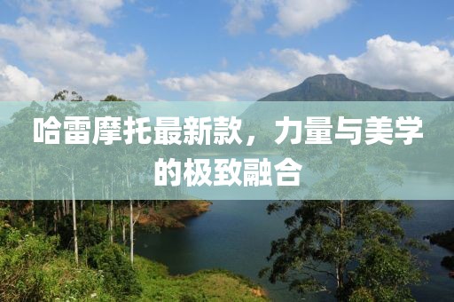 哈雷摩托最新款，力量与美学的极致融合