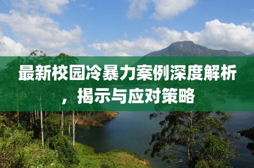 最新校园冷暴力案例深度解析，揭示与应对策略