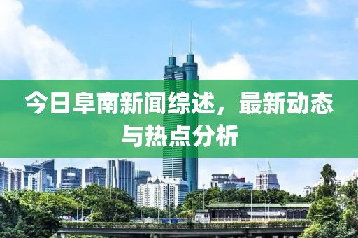 今日阜南新闻综述，最新动态与热点分析