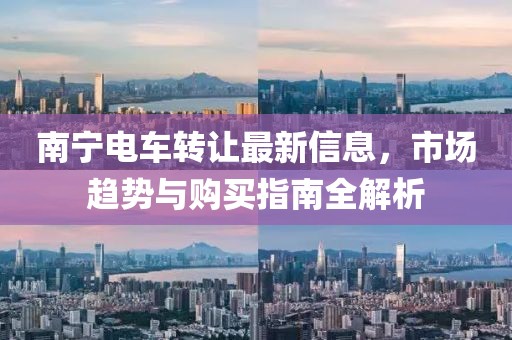 南宁电车转让最新信息，市场趋势与购买指南全解析