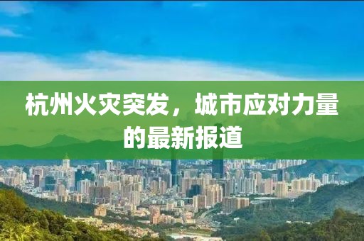 杭州火灾突发，城市应对力量的最新报道