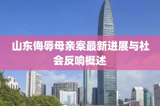 山东侮辱母亲案最新进展与社会反响概述