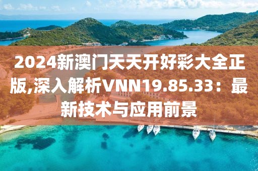 2024新澳门天天开好彩大全正版,深入解析VNN19.85.33：最新技术与应用前景