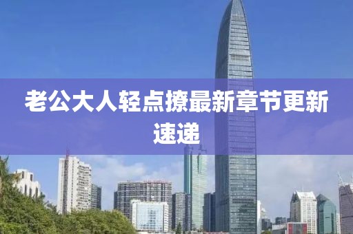 老公大人轻点撩最新章节更新速递