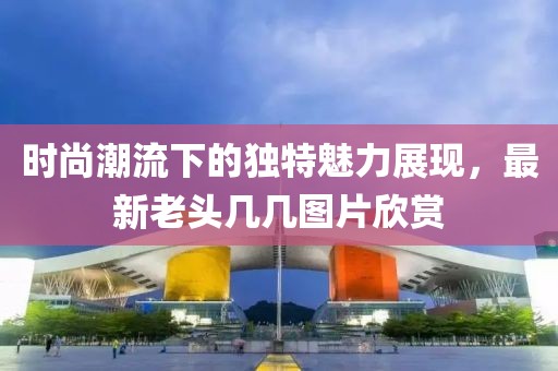 时尚潮流下的独特魅力展现，最新老头几几图片欣赏