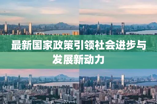 最新国家政策引领社会进步与发展新动力