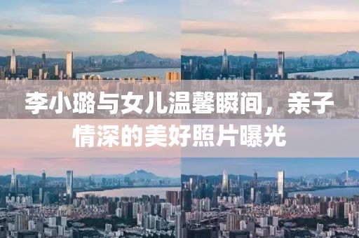 李小璐与女儿温馨瞬间，亲子情深的美好照片曝光