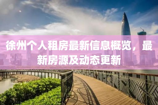 徐州个人租房最新信息概览，最新房源及动态更新